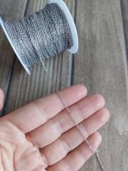 316 L Çelik 1.2 mm Beyaz İnce Zincir