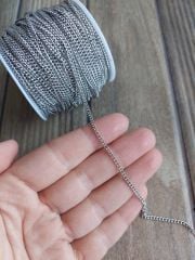 316 L Çelik 2.2 mm Beyaz Zincir