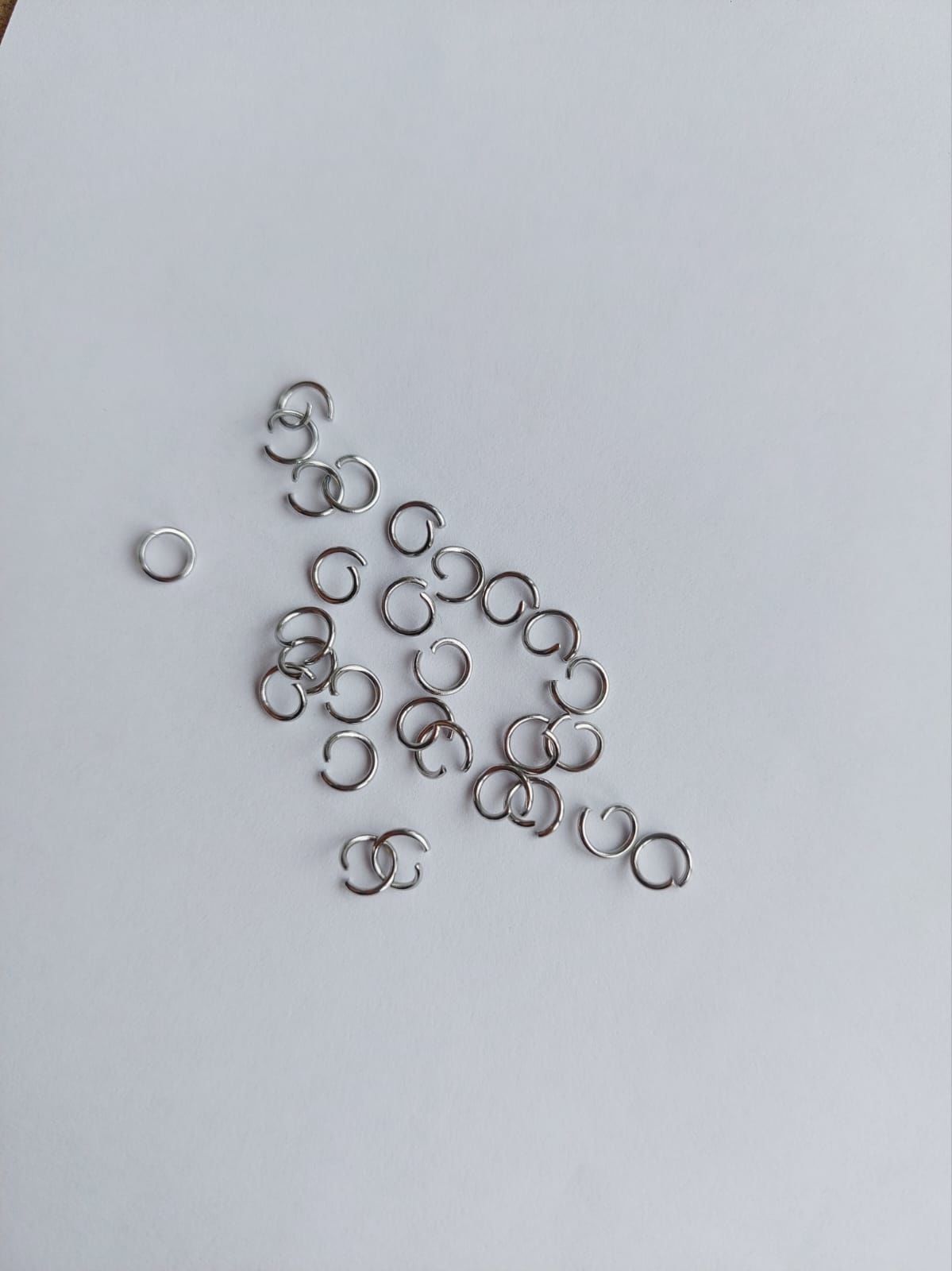 316 L Çelik Beyaz 5 mm * 7 mm Halka