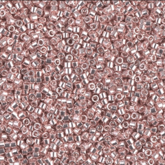 5 g No:083 Miyuki Delica 11/0 DB0418 Galvaniz Kaplama Pembe