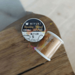 ﻿No:5 Altın Renk 50 metre Miyuki Boncuk İpi