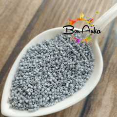 5 g No:452 Miyuki Delica 11/0 Boncuk DB1598 Opak Gri