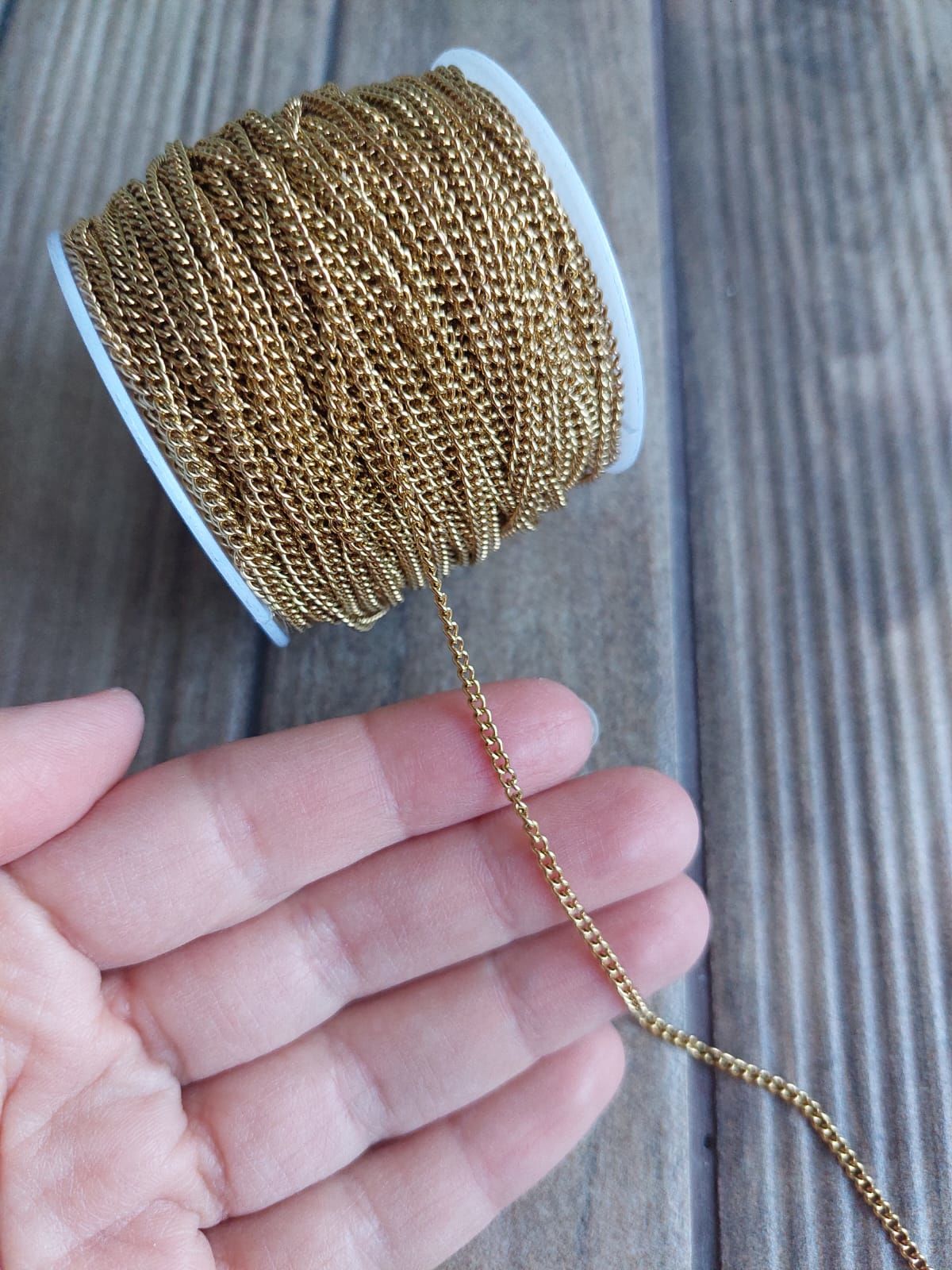 316 L Çelik 2.2 mm Sarı Zincir