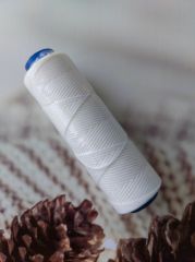 (1.0 mm) Beyaz Renk 100 Metre Mumlu İp