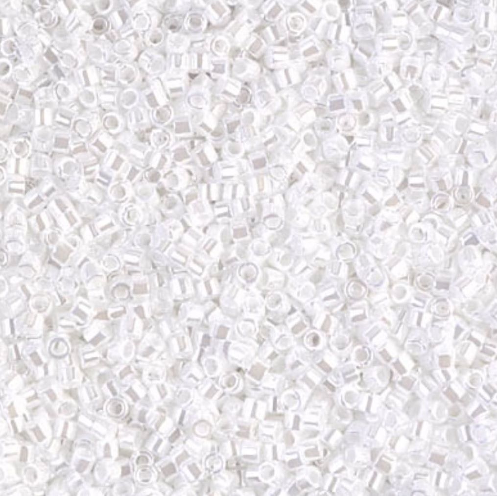 No:063 Miyuki Delica Boncuk DB-0201 (Beyaz İnci) 7.5 Gram (Kutu Hediyeli)