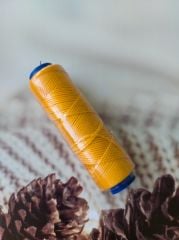 (1.0 mm) Sarı 001 Renk 100 Metre Mumlu İp