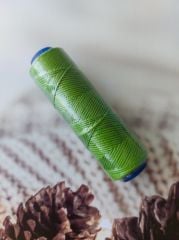 (1.0 mm) Yeşil 014 Renk 100 Metre Mumlu İp