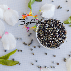 No:066 Miyuki Delica Boncuk DB-0026 (Yanardöner Opak Metalik Antrasit)