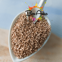 5 g No:067 Miyuki Delica 11/0 DB1152 Galvaniz Kaplama Bej