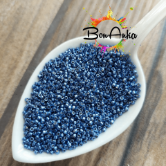 5 g No:423 Miyuki Delica 11/0 DB2517 Galv. Kap. Koyu Safir