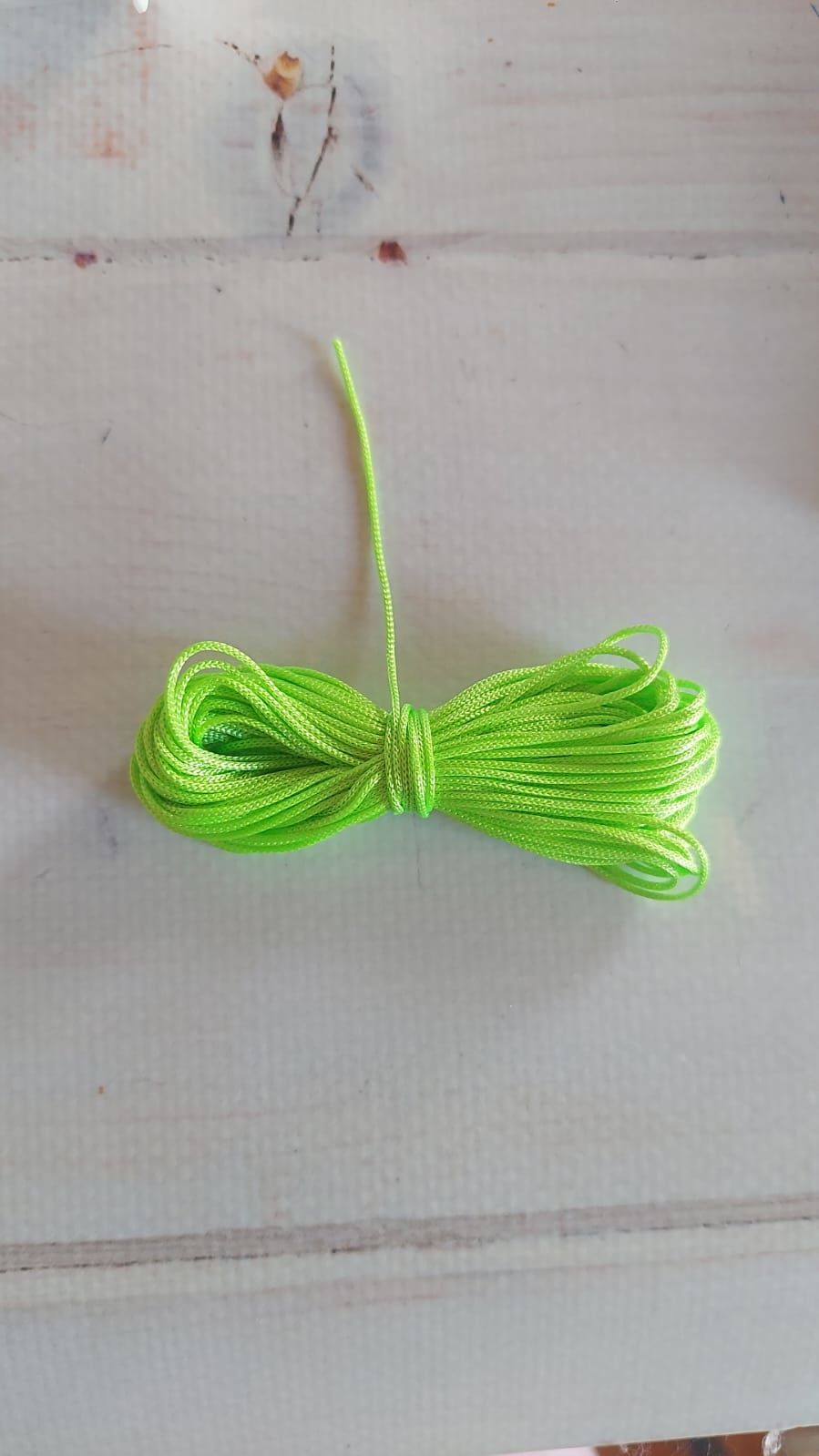 (1.0 mm) Neon Yeşil Renk 10 Metre Paraşüt İpi (047)