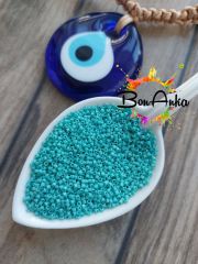 No:044 Miyuki Delica Boncuk DB-0878 (Opak Mat Turkuaz Yeşil) 7.5 Gram (Kutu Hediyeli)