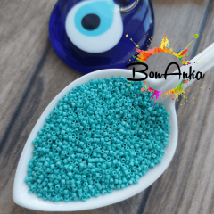No:044 Miyuki Delica Boncuk DB-0878 (Opak Turkuaz Yeşil)