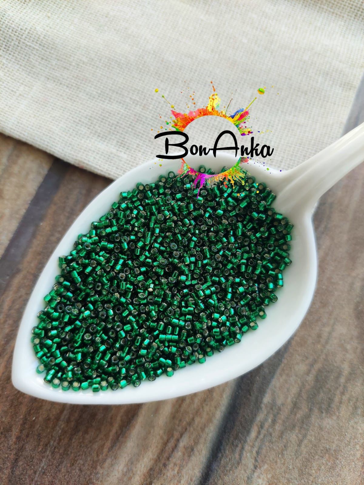 No:051 Miyuki Delica Boncuk DB-0148 (Gümüş Kaplamalı Zümrüt) 7.5 Gram (Kutu Hediyeli)