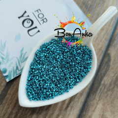 5 g No:422 Miyuki Delica 11/0 Boncuk DB2513 Galv. Kap. Mavi