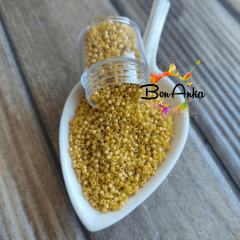 (5 gram) - No:467 Miyuki Delica Boncuk DB-2302 (Opak Limon Sarı)