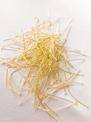 (5 cm - 10 Gram) Sarı Renk Düz Başlı Pirinç Takı Çivisi