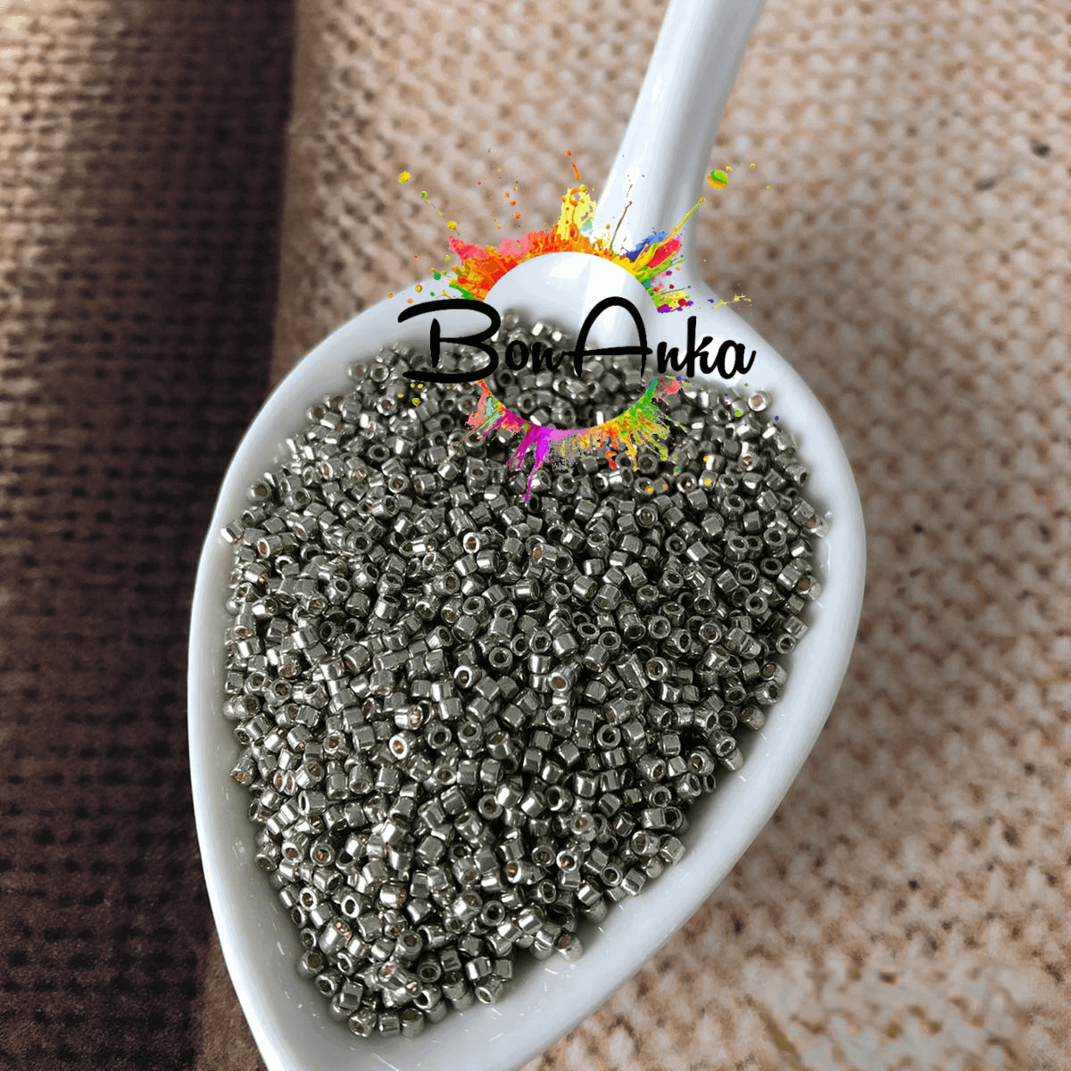 No:196 Miyuki Delica Boncuk DB-1851 (Duracoat Galvanizli Açık Kalay)