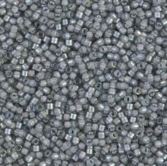 No:400 Miyuki Delica Boncuk DB-1793 (Beyaz Çizgili Gri) 7.5 Gram (Kutu Hediyeli)