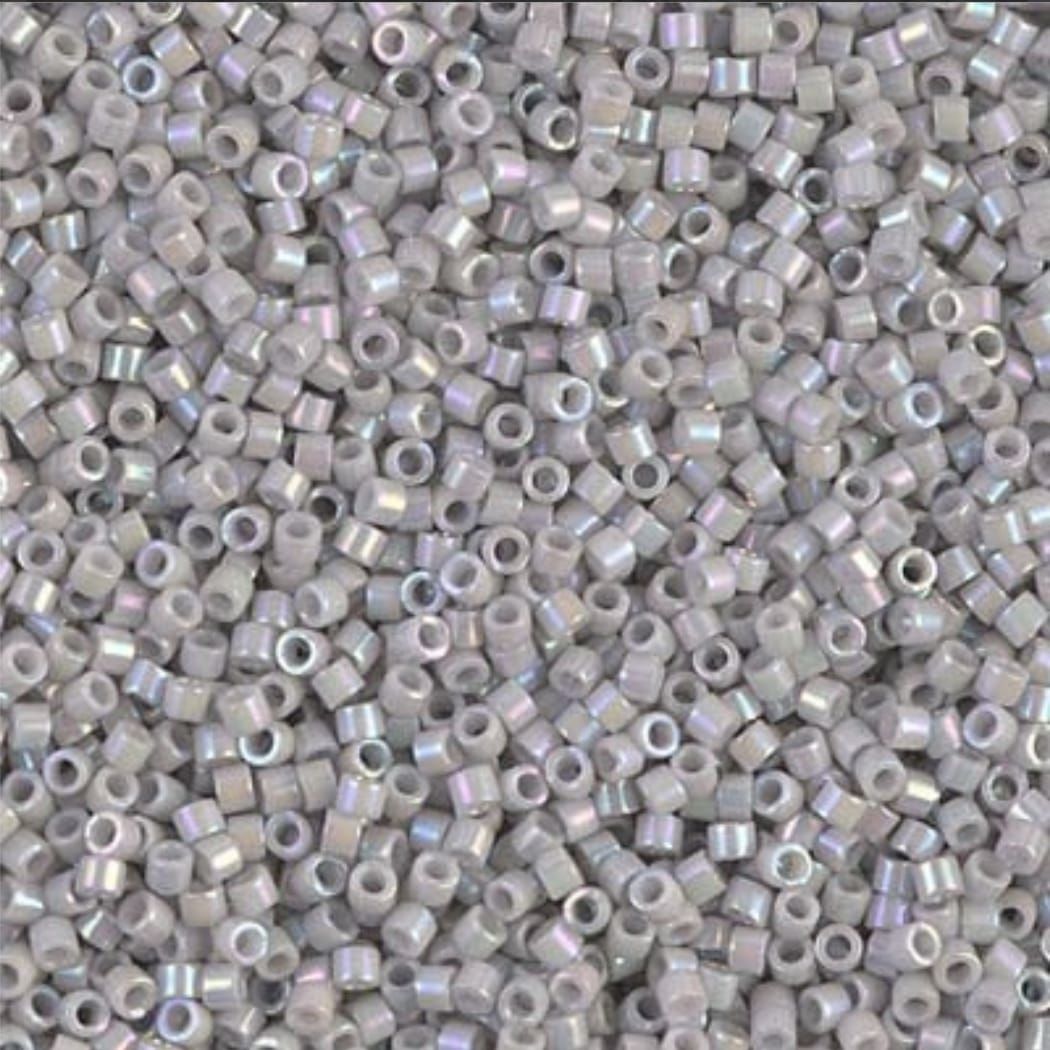 No:273 Miyuki Delica Boncuk DB-1508 (Parıltılı Gri) 7.5 Gram (Kutu Hediyeli)