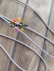(1 metre) Açık Gri Renk, 3,5 mm Paracord İp - (018)