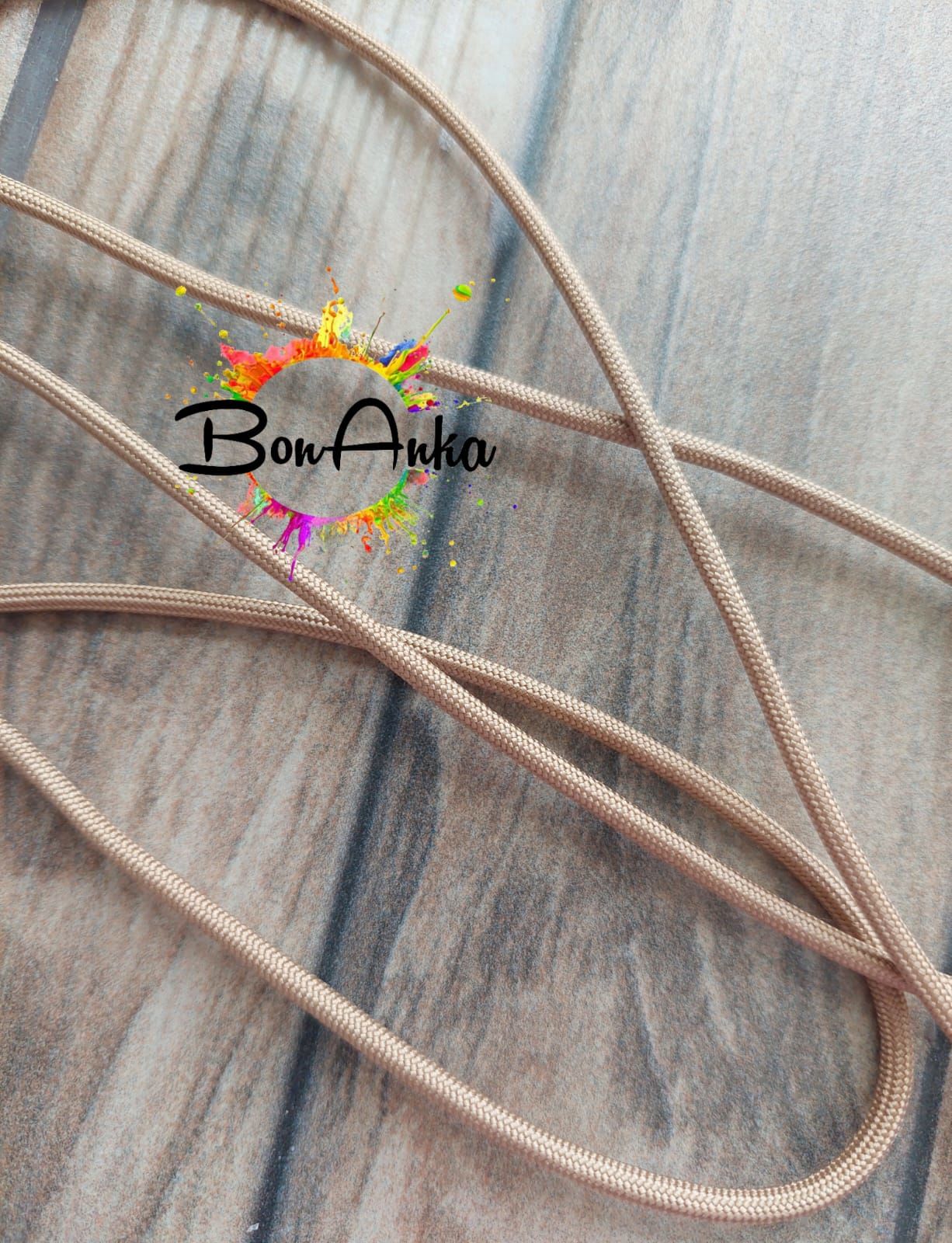 (1 metre) Sütlü Kahve Renk, 3,5 mm Paracord İp - (021)