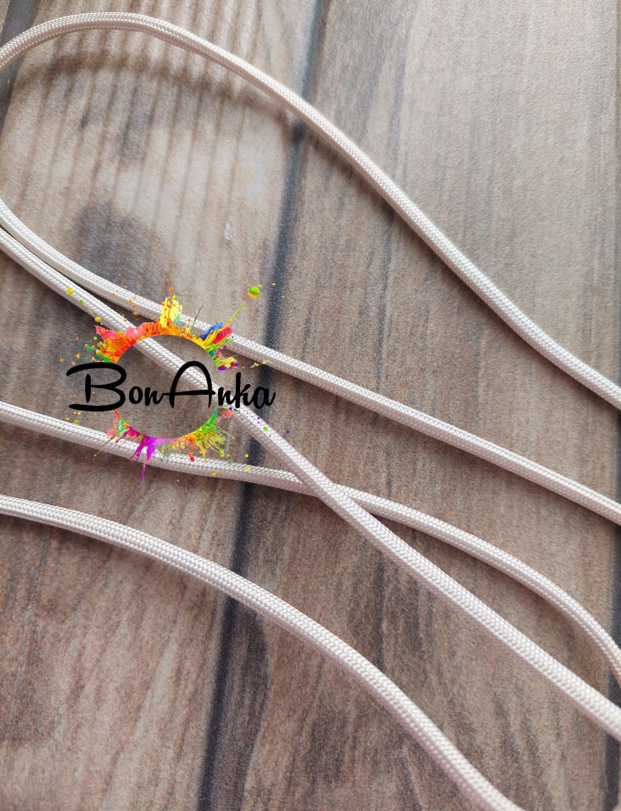 (1 metre) Krem Renk, 3,5 mm Paracord İp - (027)