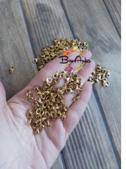 (5 adet) 316 L Çelik Sarı Renk 501 Papağan Klips