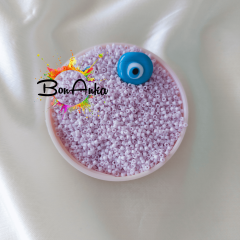 (5 gram) - No:385 Miyuki Delica Boncuk DB-1494 (Opak Açık Pembe)