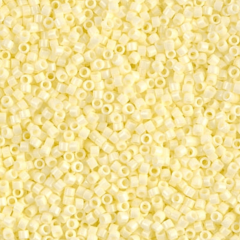 (5 gram) - No:386 Miyuki Delica Boncuk DB-1491 (Opak Açık Sarı)