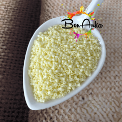 (5 gram) - No:386 Miyuki Delica Boncuk DB-1491 (Opak Açık Sarı)
