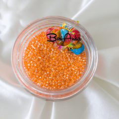 (5 gram) - No:388 Miyuki Delica Boncuk DB-1563 (Opak Parlak Turuncu)