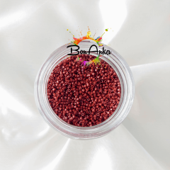 (5 gram) - No:405 Miyuki Delica Boncuk DB-2120 (Duracoat Opak Bordo - Kahverengi)