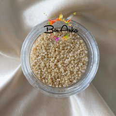 (5 gram) - No:424 Miyuki Delica Boncuk DB-1571 (Opak Fildişi Bej)
