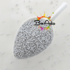 (5 gram) - No:436 Miyuki Delica Boncuk DB-1498 (Opak Duman Gri)
