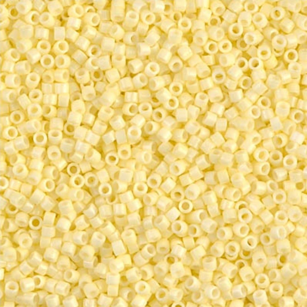 No:469 Miyuki Delica Boncuk DB-2101 (Opak Açık Limon Sarı) 7.5 Gram (Kutu Hediyeli)