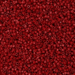 (5 gram) - No:477 Miyuki Delica Boncuk DB-2354 (Duracoat Opak Tozlu Kırmızı)