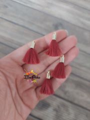 Açık Bordo Püskül