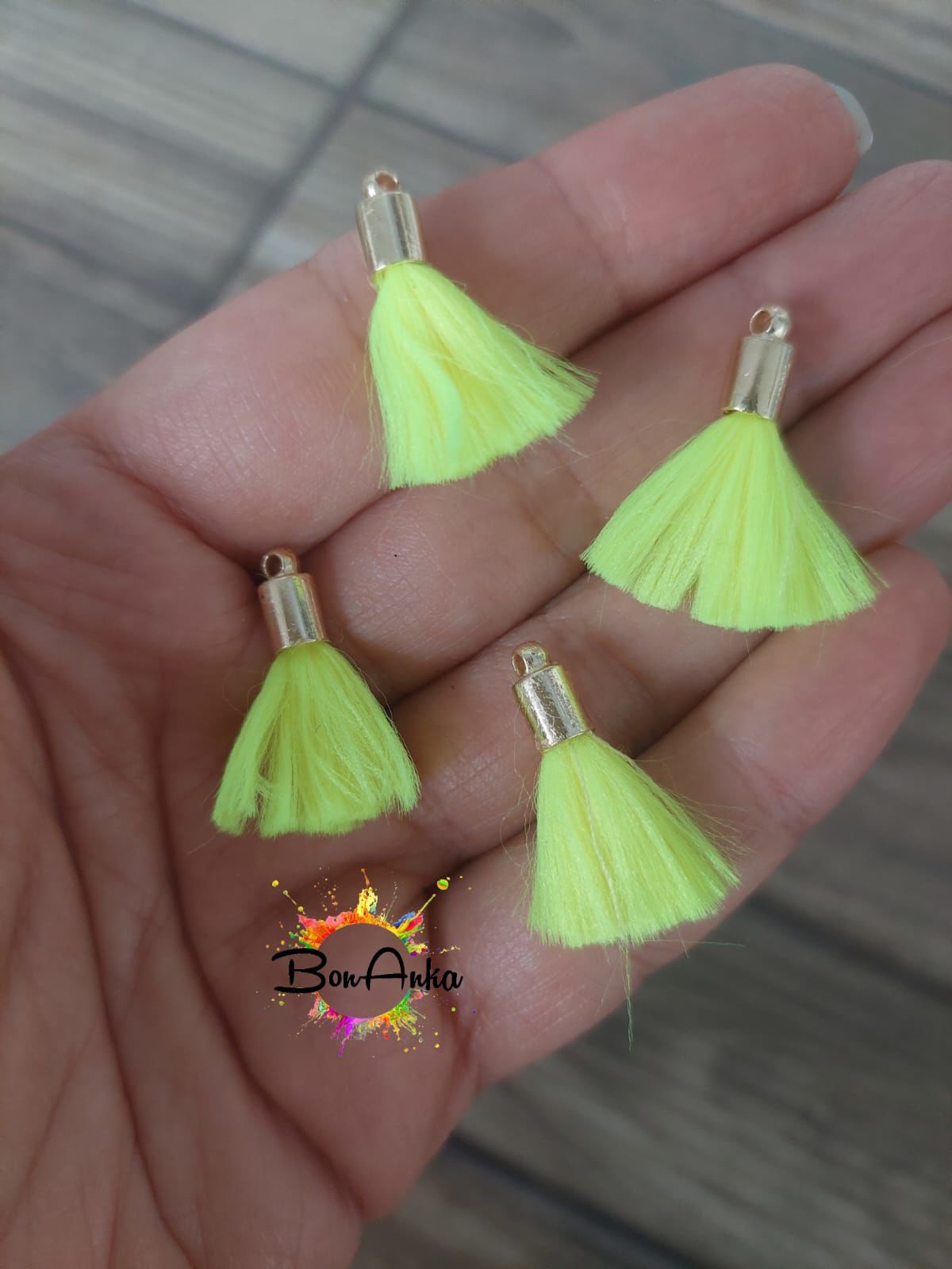 Neon Sarı Püskül
