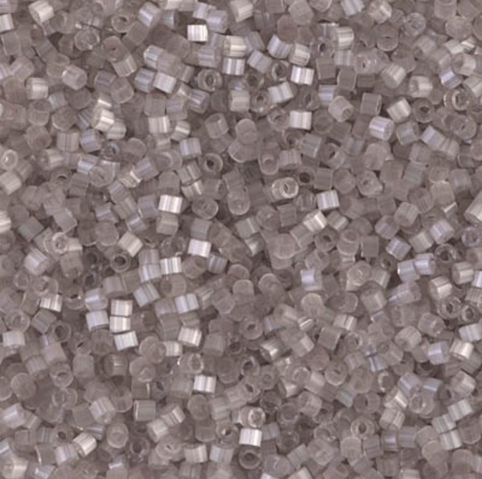 No:485 Miyuki Delica Boncuk DB-0827 (İpek Saten Grimsi Kahverengi) 5 Gram