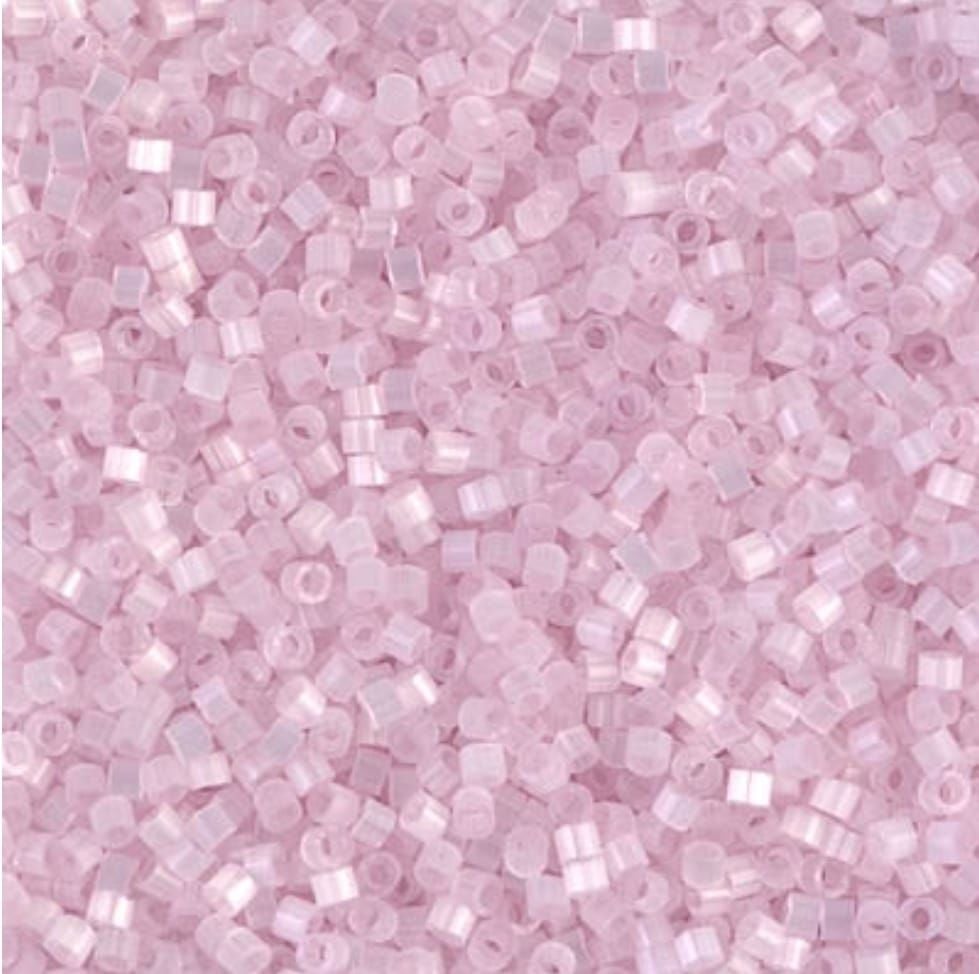 No:486 Miyuki Delica Boncuk DB-0675 (İpek Saten Soluk Pembe) 7.5 Gram (Kutu Hediyeli)