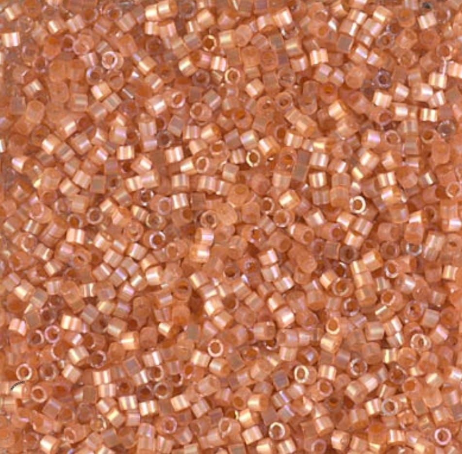 No:489 Miyuki Delica Boncuk DB-1864 (İpek Saten Topaz Turuncu) 7.5 Gram (Kutu Hediyeli)