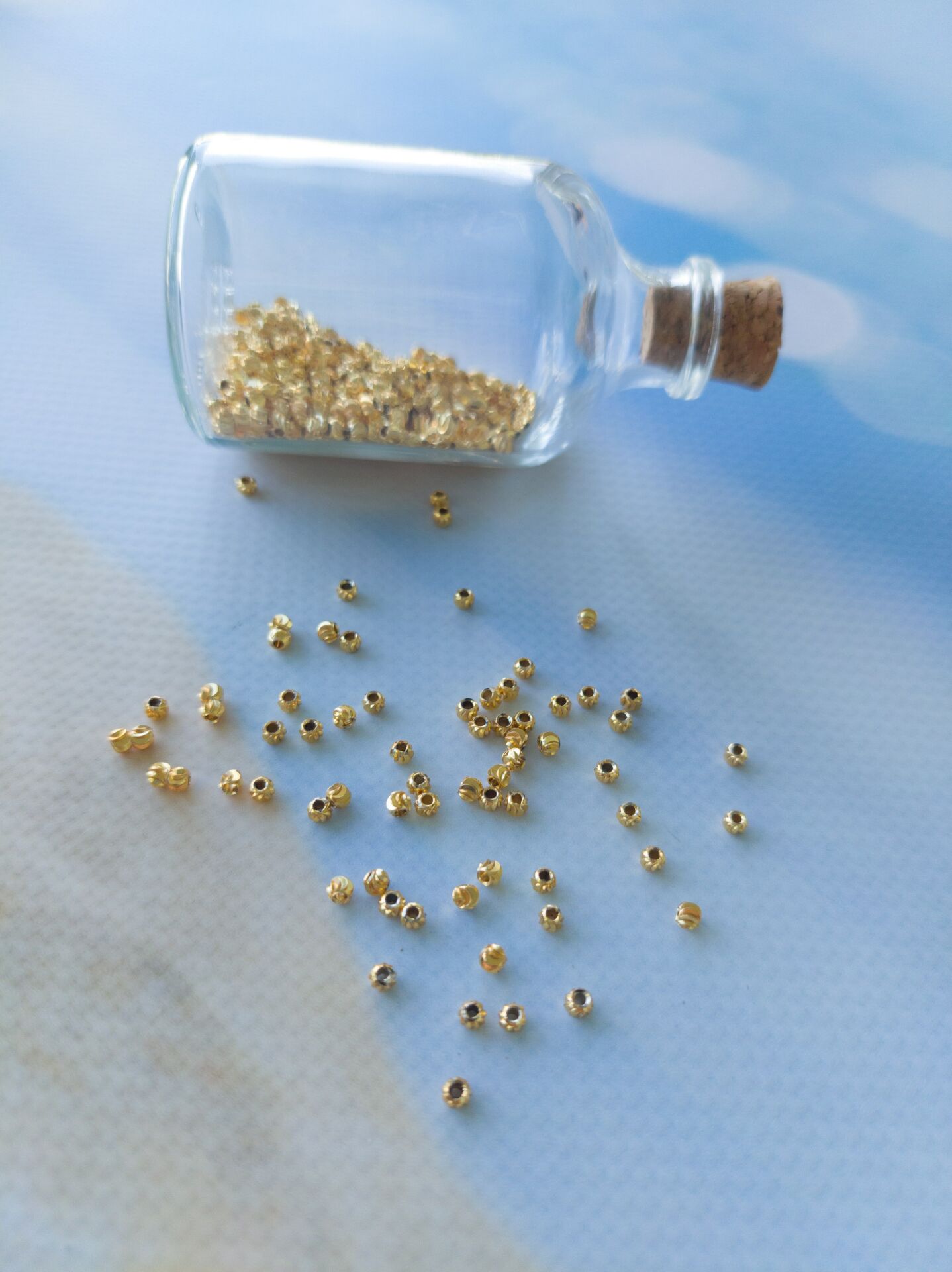 3 mm Kaplama Dorika Boncuk Ara Aparat (1 gram ~ 13 tane)