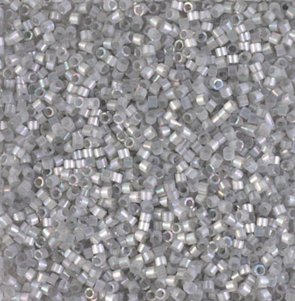 No:496 Miyuki Delica Boncuk DB-1871 (İpek Saten Duman Gri) 7.5 Gram (Kutu Hediyeli)