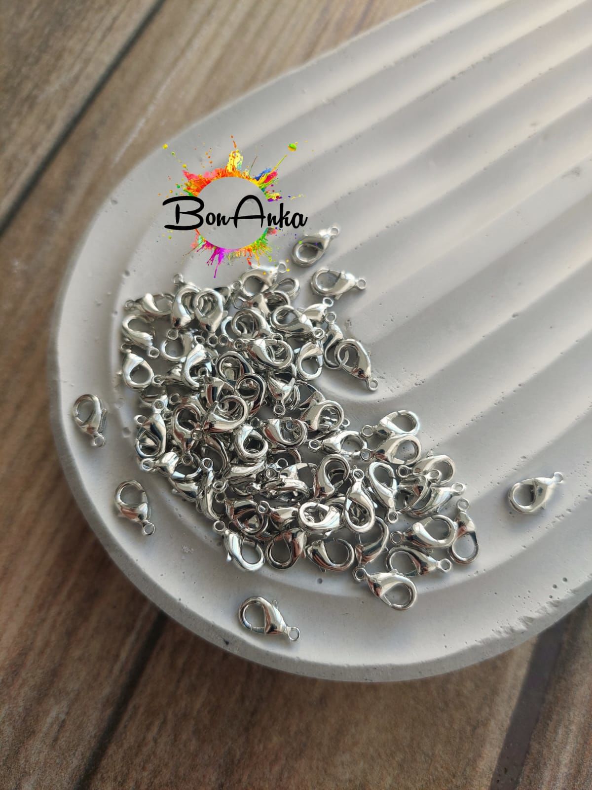 (20 adet) 10x6 mm, Nikel Kaplama, 501 Papağan Kilit