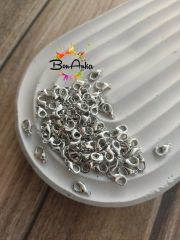 (20 adet) 10x6 mm, Nikel Kaplama, 501 Papağan Kilit