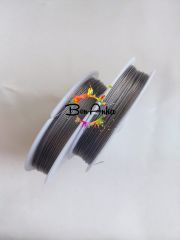 0,38 mm Gümüş Renk, 40-50 Metre Çelik Tel, Boncuk Teli, Hayalet Tel, Takı Malzemesi Teli
