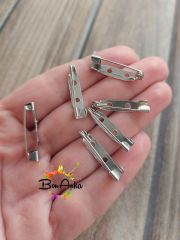 (20 Adet) 25 mm Kilitsiz Broş İğnesi