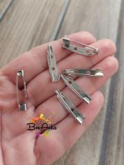 (20 Adet) 25 mm Kilitsiz Broş İğnesi
