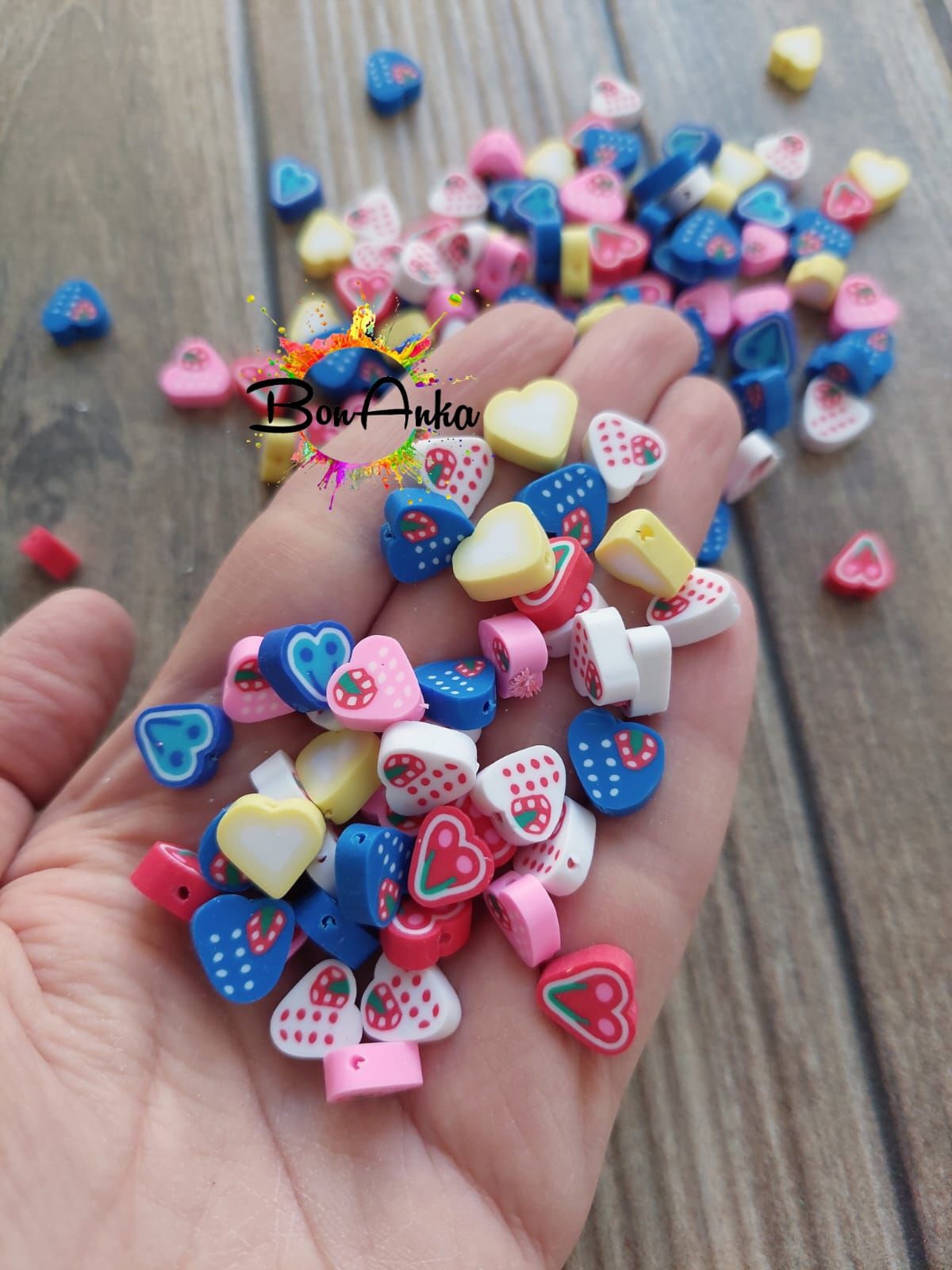 (25 Adet) Polimer Fimo Boncuk - 038